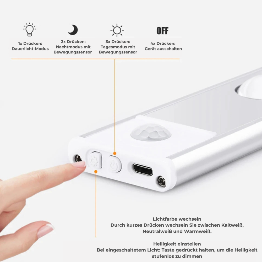 EasyGlow - Wiederaufladbare LED Lampe