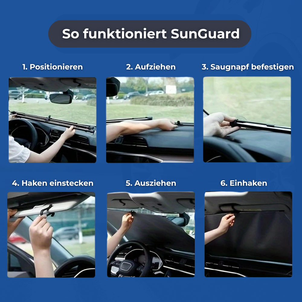 SunGuard - Ausziehbarer Autosonnenschutz
